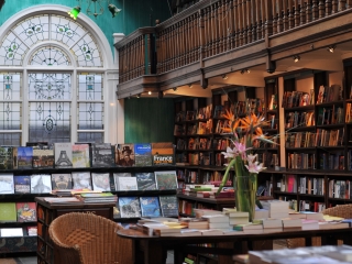 books on shelves in london