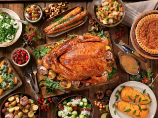 A Table Full Of Food
