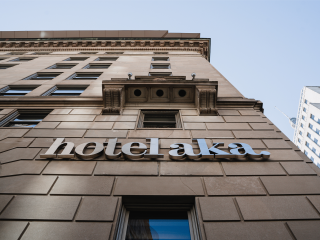 A Building With A Sign On It