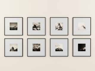 A Group Of Pictures On A Wall